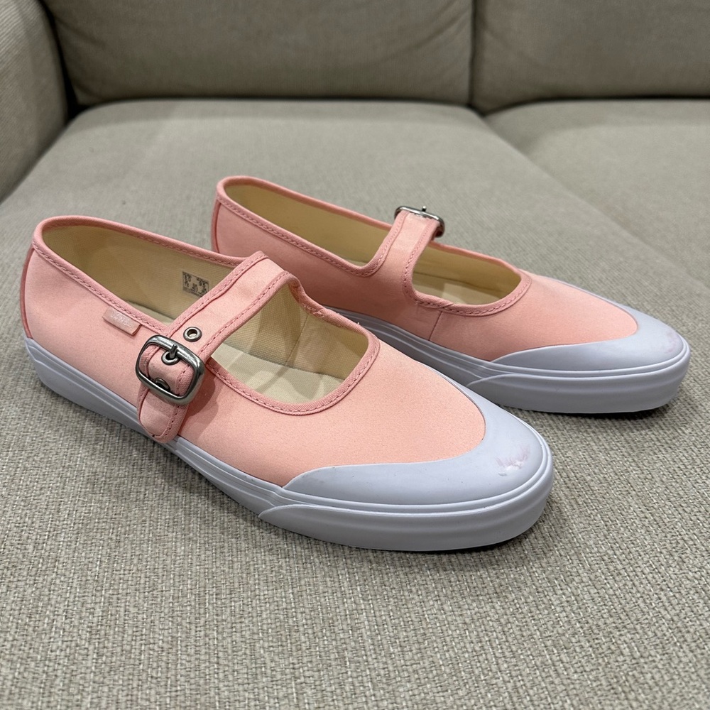 Vans Pink Mary Jane Sneakers - Picture 1 of 9